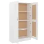 Regal aus glänzend weißem Sperrholz, 82,5 x 30,5 x 150 cm von vidaXL, Bücherregale und Regale - Ref: Foro24-802729, Preis: 15...