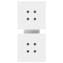 Patas de mesa de centro forma X 2uds acero blanco 30x(30-31) cm de , Patas para mesas - Ref: Foro24-4012929, Precio: 72,29 €,...