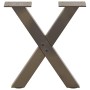 Patas de mesa centro forma X 2uds acero natural 30x(30-31) cm by , Table legs - Ref: Foro24-4012871, Price: 41,09 €, Discount: %