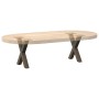 Patas de mesa centro forma X 2uds acero natural 30x(30-31) cm by , Table legs - Ref: Foro24-4012871, Price: 41,09 €, Discount: %
