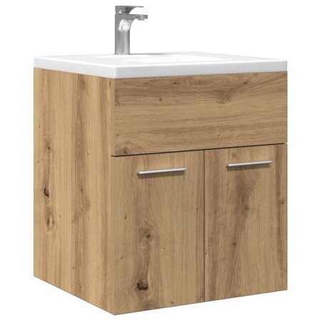 Mueble de lavabo de baño madera roble artisan 41x38,5x46 cm by , Bathroom furniture - Ref: Foro24-856206, Price: 44,38 €, Dis...