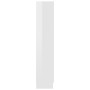 Estantería madera contrachapada blanco brillo 82,5x30,5x150 cm