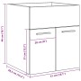 Mueble de lavabo de baño madera roble artisan 41x38,5x46 cm by , Bathroom furniture - Ref: Foro24-856206, Price: 44,38 €, Dis...