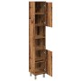Armario de baño madera contrachapada envejecida 30x30x179 cm von , Badezimmermöbel - Ref: Foro24-856140, Preis: 95,09 €, Raba...