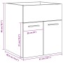 Mueble de lavabo madera ingeniería gris hormigón 41x38,5x46 cm von , Badezimmermöbel - Ref: Foro24-856204, Preis: 35,73 €, Ra...