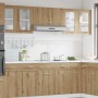 Armario de pared para cocina con puerta cristal roble artesanal von , Küchenschränke - Ref: Foro24-856168, Preis: 65,63 €, Ra...