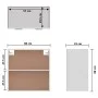 Küchenhängeschrank aus weißem Holzwerkstoff 60x31x60 cm von vidaXL, Küchenschränke - Ref: Foro24-801273, Preis: 66,20 €, Raba...