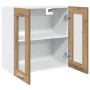 Armario de pared para cocina con puerta cristal roble artesanal von , Küchenschränke - Ref: Foro24-856168, Preis: 65,63 €, Ra...