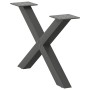 Patas de mesa centro forma X 2uds acero antracita 50x(30-31) cm de , Patas para mesas - Ref: Foro24-4012878, Precio: 55,62 €,...