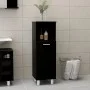 Armario de baño madera contrachapada negro 30x30x95 cm de vidaXL, Muebles de baño - Ref: Foro24-802616, Precio: 66,25 €, Desc...