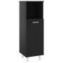 Armario de baño madera contrachapada negro 30x30x95 cm de vidaXL, Muebles de baño - Ref: Foro24-802616, Precio: 66,25 €, Desc...