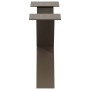 Patas de mesa de centro forma X 2uds acero natural 60x(30-31) cm de , Patas para mesas - Ref: Foro24-4012943, Precio: 83,41 €...