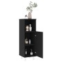 Schwarzer Badezimmerschrank aus Sperrholz, 30 x 30 x 95 cm von vidaXL, Badezimmermöbel - Ref: Foro24-802616, Preis: 63,17 €, ...