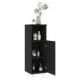 Schwarzer Badezimmerschrank aus Sperrholz, 30 x 30 x 95 cm von vidaXL, Badezimmermöbel - Ref: Foro24-802616, Preis: 66,27 €, ...
