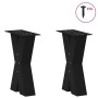 Patas de mesa de centro forma X 2uds acero negro 28x(42-43) cm de , Patas para mesas - Ref: Foro24-4012948, Precio: 62,25 €, ...