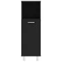 Schwarzer Badezimmerschrank aus Sperrholz, 30 x 30 x 95 cm von vidaXL, Badezimmermöbel - Ref: Foro24-802616, Preis: 66,27 €, ...