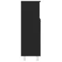 Armario de baño madera contrachapada negro 30x30x95 cm de vidaXL, Muebles de baño - Ref: Foro24-802616, Precio: 66,25 €, Desc...