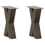 Patas de mesa centro forma X 2uds acero natural 38x(42-43) cm von , Tischbeine - Ref: Foro24-4012955, Preis: 79,32 €, Rabatt: %