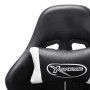 Gaming-Stuhl aus schwarzem und weißem Kunstleder von vidaXL, Gaming-Stühle - Ref: Foro24-20507, Preis: 185,72 €, Rabatt: %