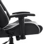 Gaming-Stuhl aus schwarzem und weißem Kunstleder von vidaXL, Gaming-Stühle - Ref: Foro24-20507, Preis: 185,72 €, Rabatt: %