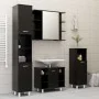 Schwarzer Badezimmerschrank aus Sperrholz, 30 x 30 x 95 cm von vidaXL, Badezimmermöbel - Ref: Foro24-802616, Preis: 66,27 €, ...
