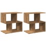 Mesitas de noche 2 uds madera ingeniería roble 50x30x51,5 cm by , Nightstands - Ref: Foro24-856537, Price: 59,51 €, Discount: %