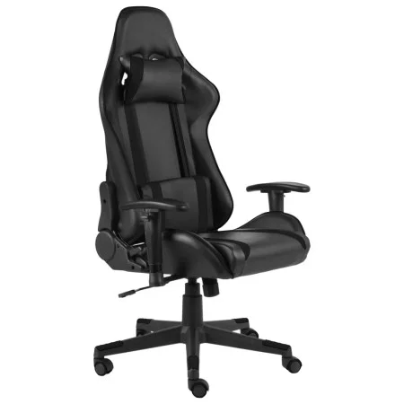 Drehbarer Gaming-Stuhl aus schwarzem PVC von vidaXL, Gaming-Stühle - Ref: Foro24-20478, Preis: 172,06 €, Rabatt: %