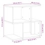 Mesitas de noche 2 uds madera ingeniería roble 50x30x51,5 cm by , Nightstands - Ref: Foro24-856537, Price: 59,51 €, Discount: %