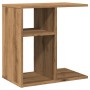 Mesa auxiliar de madera contrachapada roble artisan 50x30x50 cm by , Side tables - Ref: Foro24-856561, Price: 34,27 €, Discou...