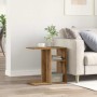 Mesa auxiliar de madera contrachapada roble artisan 50x30x50 cm by , Side tables - Ref: Foro24-856561, Price: 34,27 €, Discou...