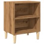 Mesita de noche madera de ingeniería roble artisian 40x30x50 cm by , Nightstands - Ref: Foro24-856418, Price: 36,53 €, Discou...