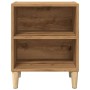 Mesita de noche madera de ingeniería roble artisian 40x30x50 cm by , Nightstands - Ref: Foro24-856418, Price: 36,53 €, Discou...