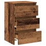 Mesitas de noche 2uds madera ingeniería envejecida 40x35x62,5cm von , Nachttische - Ref: Foro24-856523, Preis: 102,20 €, Raba...