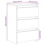 Mesitas de noche 2uds madera ingeniería envejecida 40x35x62,5cm von , Nachttische - Ref: Foro24-856523, Preis: 102,20 €, Raba...