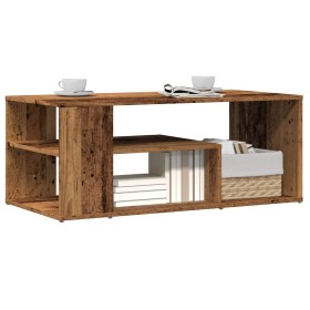 Mesa de centro de madera contrachapada envejecida 100x50x40 cm von , Couchtisch - Ref: Foro24-856556, Preis: 65,45 €, Rabatt: %