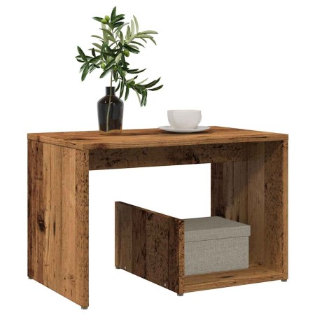 Mesa auxiliar de madera contrachapada envejecida 59x36x38 cm von , Seitentische - Ref: Foro24-856540, Preis: 33,41 €, Rabatt: %