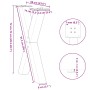 Patas para mesa de comedor en forma de X 2 uds acero antracita von , Tischbeine - Ref: Foro24-4012974, Preis: 98,46 €, Rabatt: %