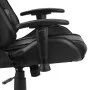 Drehbarer Gaming-Stuhl aus schwarzem PVC von vidaXL, Gaming-Stühle - Ref: Foro24-20478, Preis: 172,06 €, Rabatt: %
