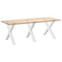 Patas para mesa de comedor en forma de X 3 uds acero blanco by , Table legs - Ref: Foro24-4012997, Price: 163,19 €, Discount: %