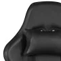 Silla gaming giratoria PVC negro de vidaXL, Sillones para videojuegos - Ref: Foro24-20478, Precio: 172,05 €, Descuento: %