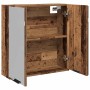 Armario de espejo de baño contrachapada envejecida 64x20x66,5cm von , Badezimmerwaschtische - Ref: Foro24-856940, Preis: 74,1...
