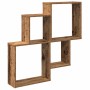 Estante de pared madera ingeniería envejecida 80x15x78,5 cm von , Regale und Regale - Ref: Foro24-856610, Preis: 31,22 €, Rab...
