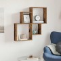 Estante de pared madera ingeniería envejecida 80x15x78,5 cm von , Regale und Regale - Ref: Foro24-856610, Preis: 31,22 €, Rab...