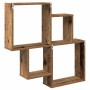 Estante de pared madera ingeniería envejecida 80x15x78,5 cm von , Regale und Regale - Ref: Foro24-856610, Preis: 31,22 €, Rab...