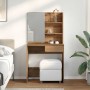 Tocador con espejo roble artisan 74,5x40x141 cm by , Tables - Ref: Foro24-857008, Price: 100,65 €, Discount: %