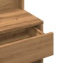 Tocador con espejo roble artisan 74,5x40x141 cm by , Tables - Ref: Foro24-857008, Price: 100,65 €, Discount: %