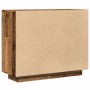 Aparador de madera de ingeniería envejecida 92x35x75 cm by , Sideboards - Ref: Foro24-856864, Price: 88,79 €, Discount: %