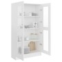 White plywood display case 82.5x30.5x150 cm by vidaXL, Bookcases and shelves - Ref: Foro24-802759, Price: 145,53 €, Discount: %