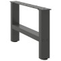 Patas de mesa de centro antracita 2 uds acero 50x(30-31) cm by , Table legs - Ref: Foro24-4013262, Price: 61,90 €, Discount: %