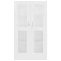 Vitrine aus weißem Sperrholz, 82,5 x 30,5 x 150 cm von vidaXL, Bücherregale und Regale - Ref: Foro24-802759, Preis: 132,92 €,...